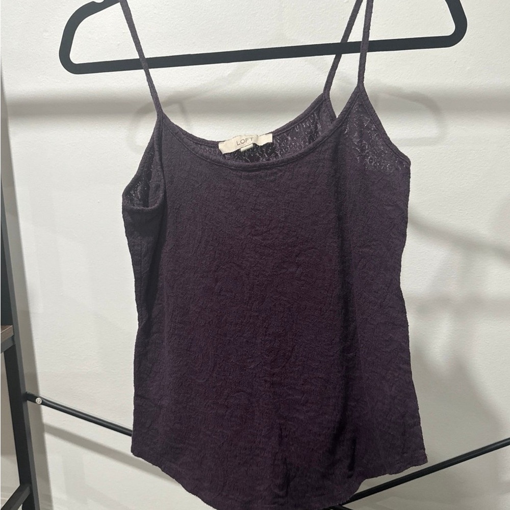 Purple Lace Cami Top